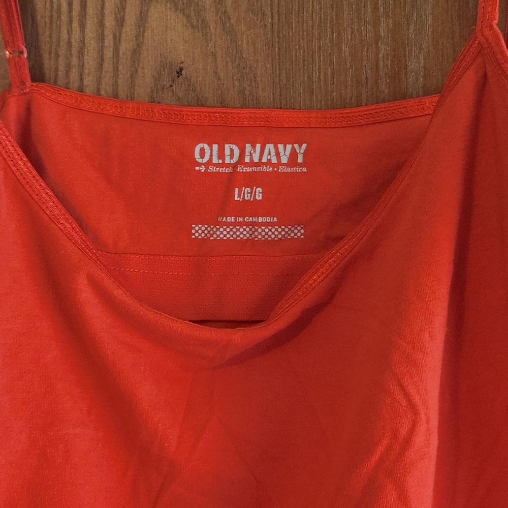 Old Navy Orange Fitted Sleeveless Camisole - Picture 2 of 3